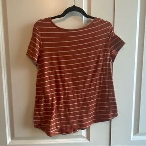 Pink clover orange shirt